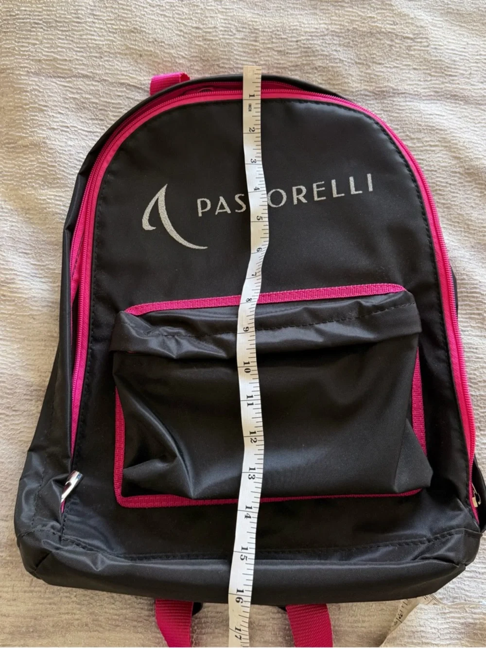 Pastorelli Kids Black & Pink Backpack
